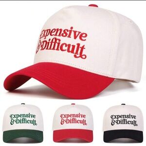 Retro Expensive and Difficult Embroidered Trucker Hat
